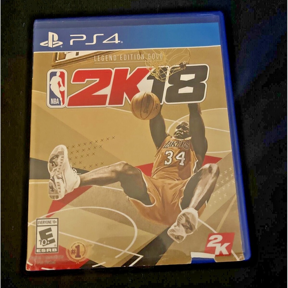 NBA 2K18 Legend Edition Gold PlayStation 4 PS4 Video Game NBA Basketball 2K